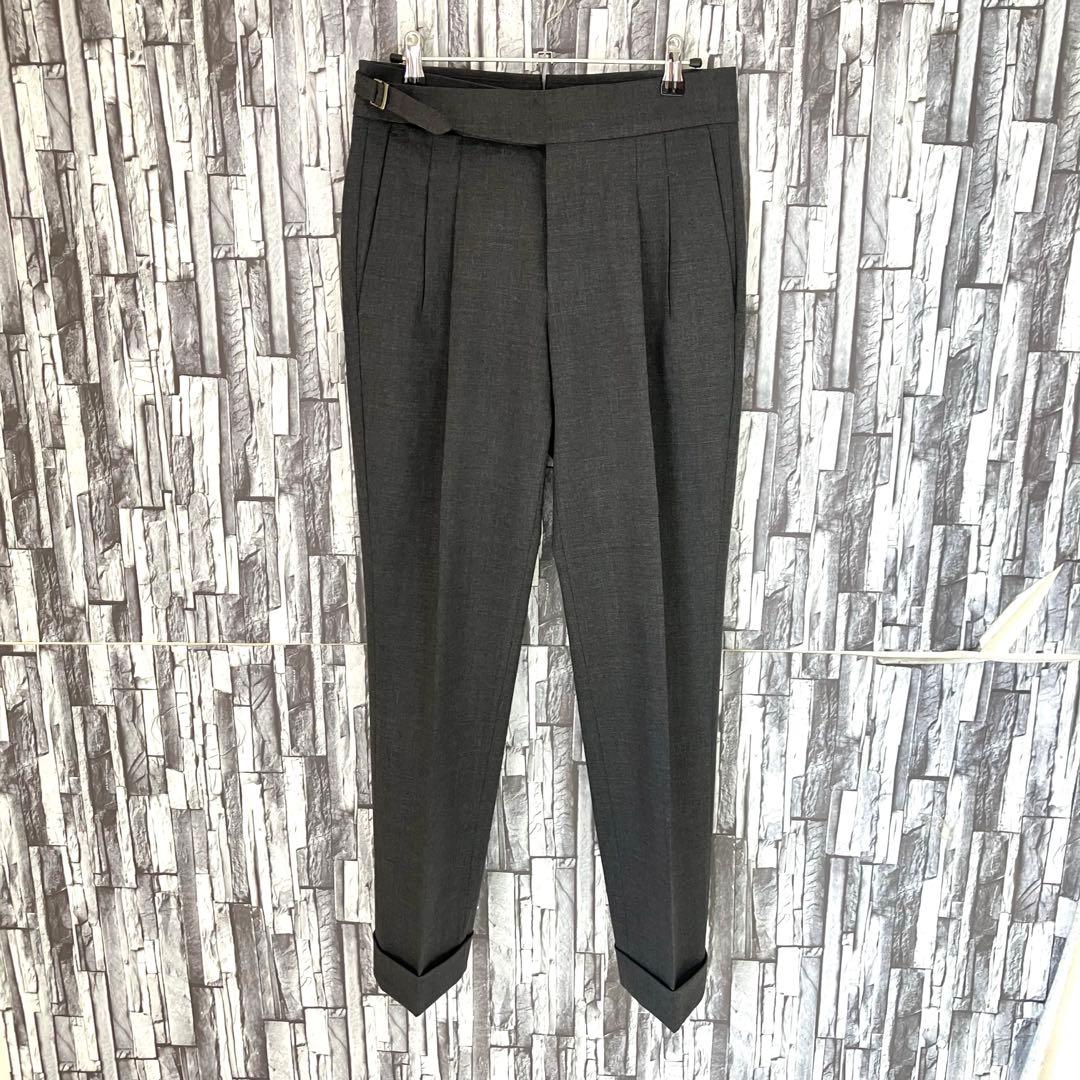 PTTORINOピーティートリノ片グルカ2プリーツ・チャコールジェントルマン44