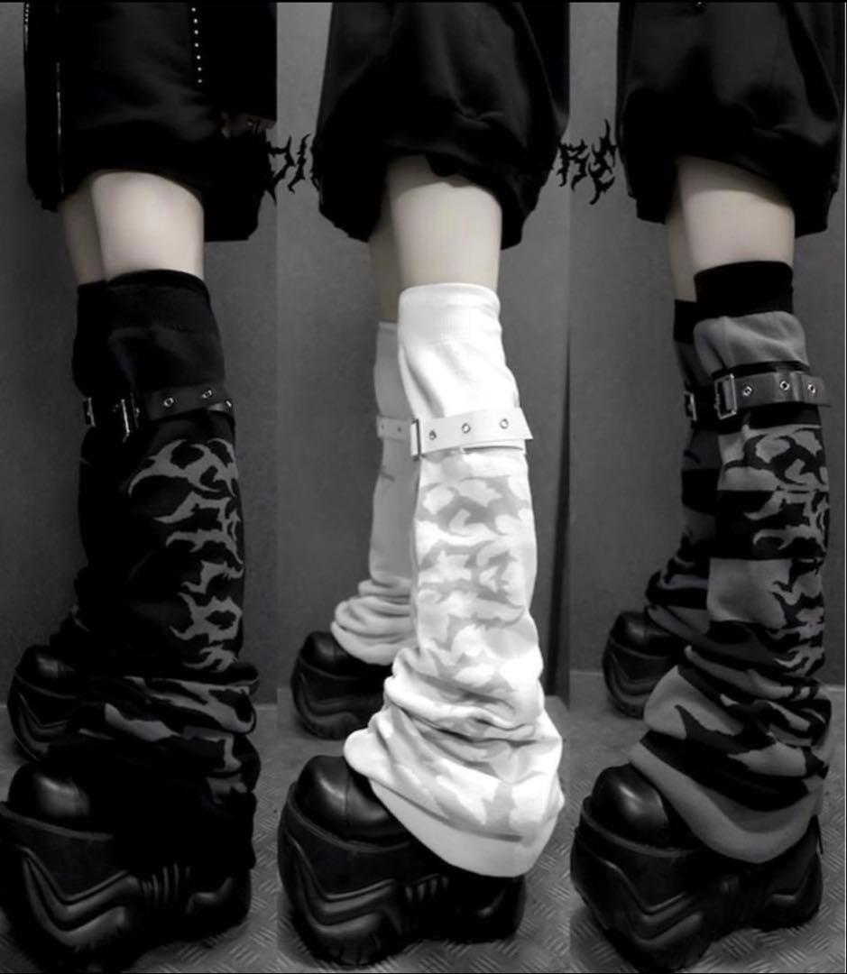 DimMoire BIGロゴ ニーハイウォーマー / Stripe