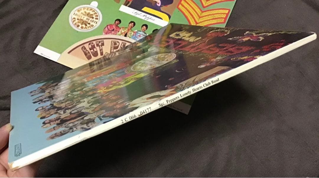 極美LP‼️フランス盤アップル『ビートルズ　サージェント・ペッパーズ』1974年