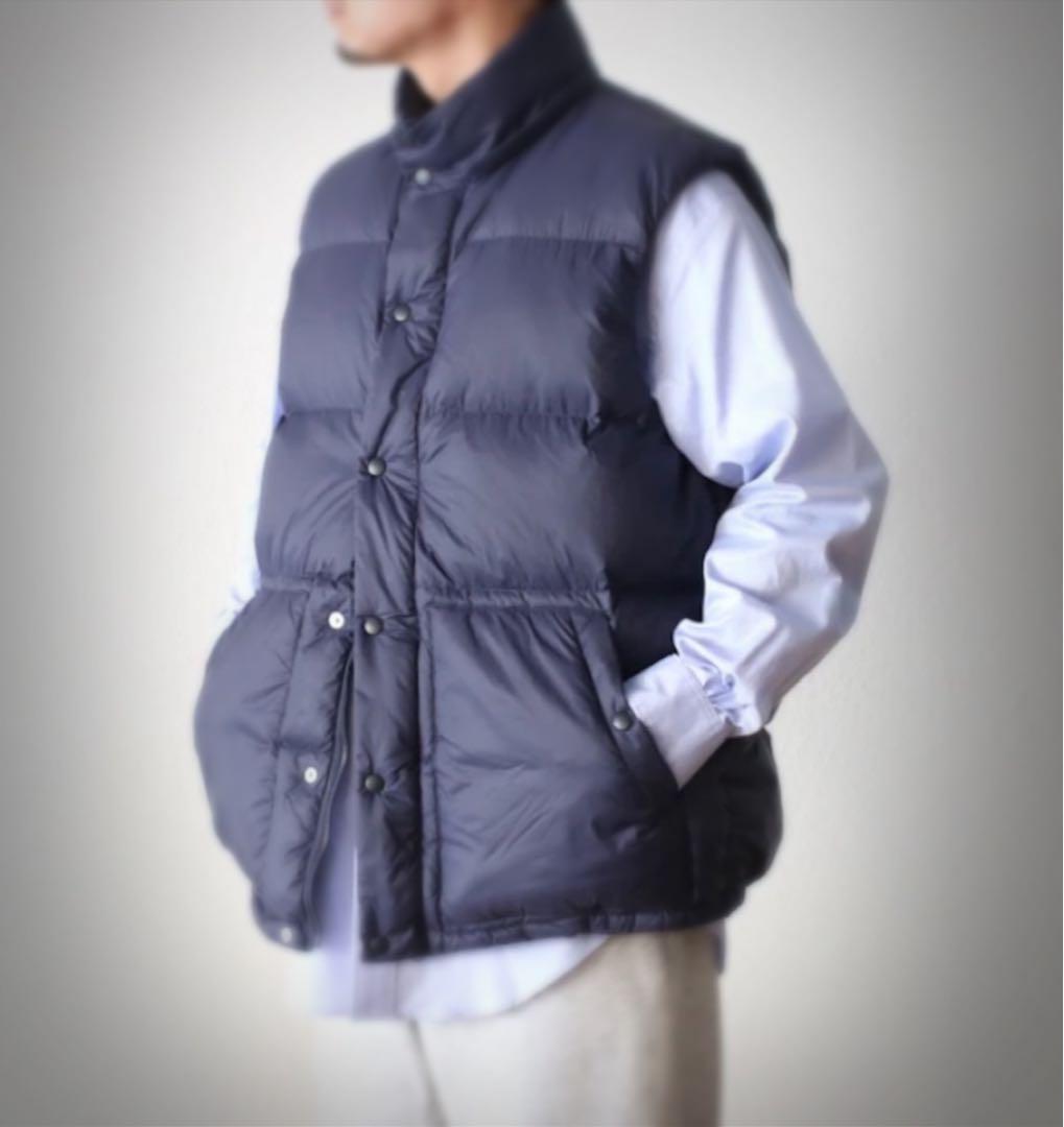 新品‼️フレッシュサービス コーポレートダウンベスト Mサイズ　ネイビー