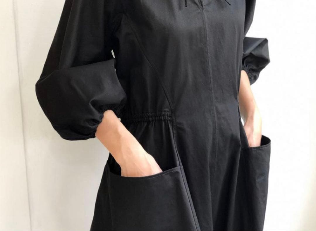 ⚫︎TENNE HANDCRAFTED MODERN ボリュームスリーブドレス