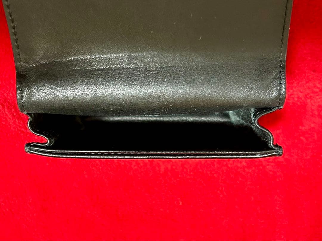 サンローランパリ クロコ 名刺入れ カードケース