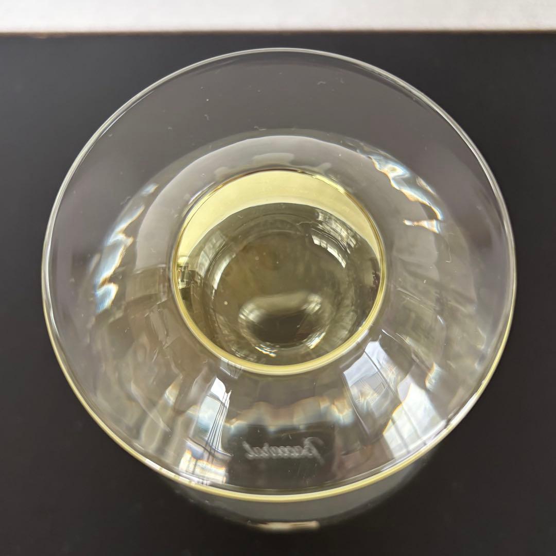 【新品未使用】Baccarat バカラ アクアレーユ 一輪挿し イエロー 希少