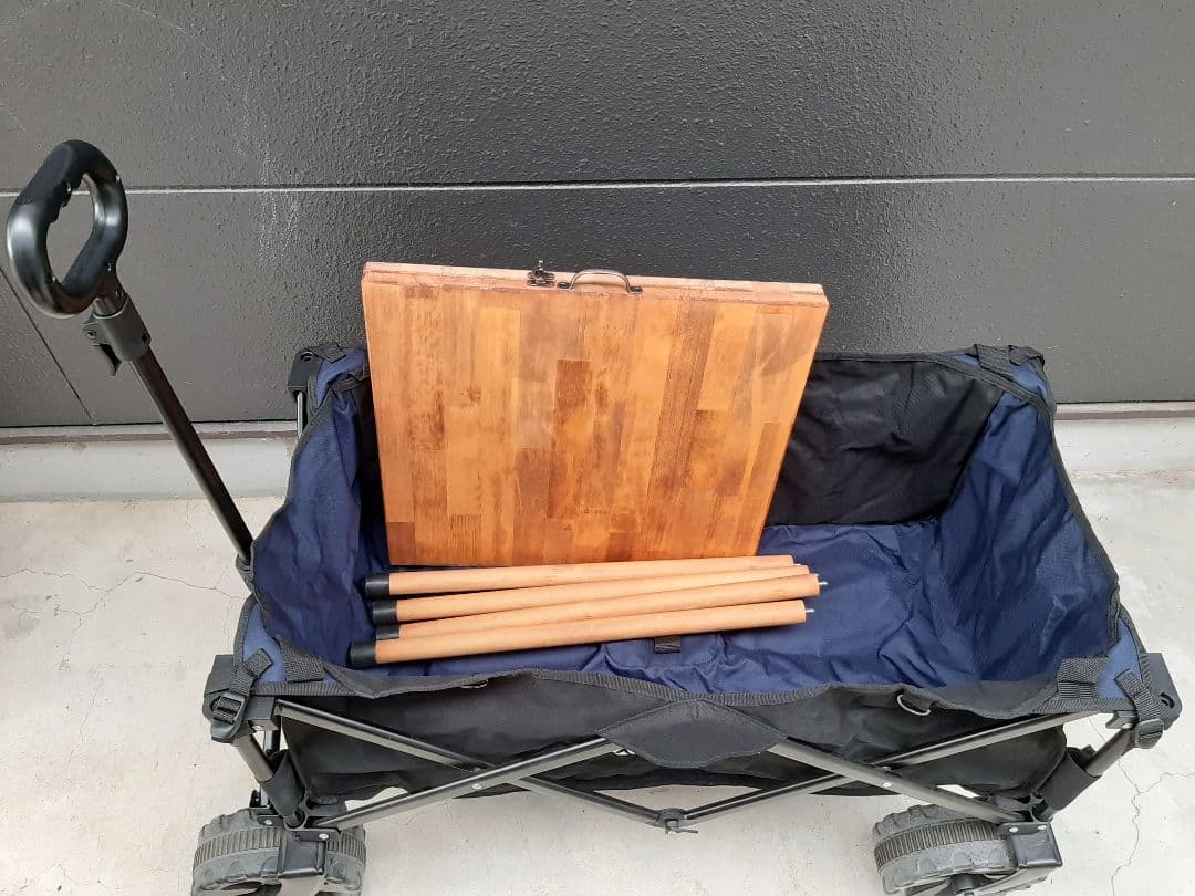 WAQ キャリーワゴン専用　木製テーブル