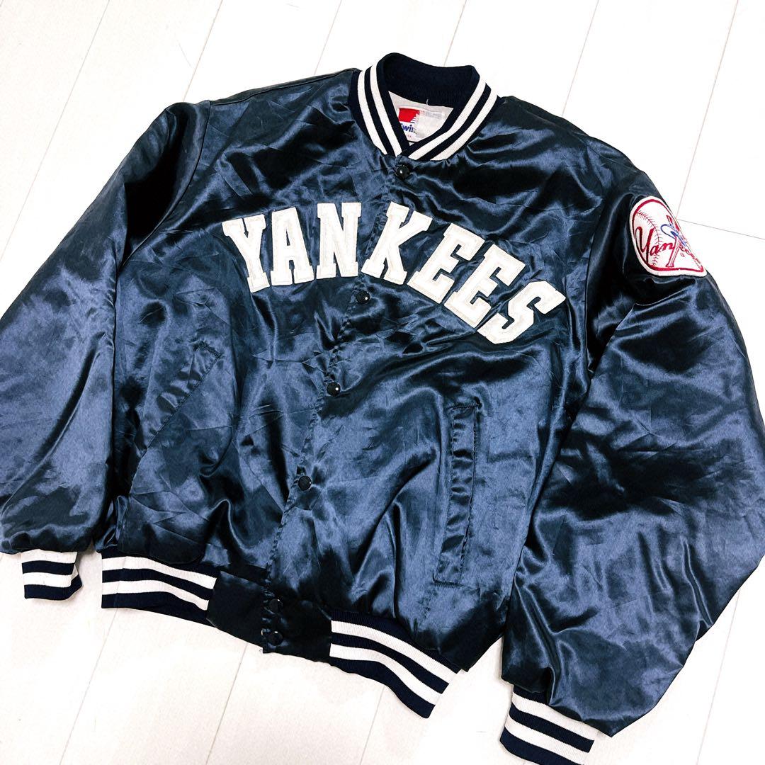 90s スタジャン made in usa ヤンキース　アメリカ製　ヴィンテージ