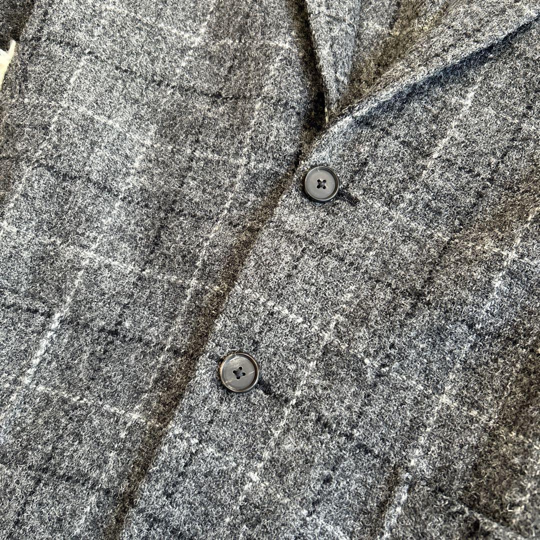 美品✨シップス ハリスツイード ウィンドウペン テーラードジャケット アンコン