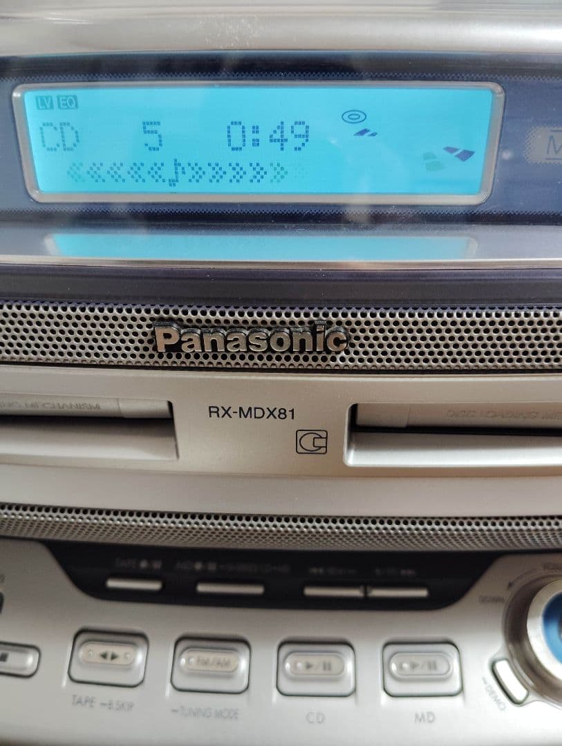 Panasonic RX-MDX81 CD・MD・カセットデッキ
