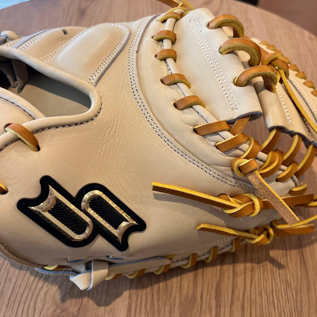 うゆ新品値下げ中硬式用 SSK キャッチャーミット キャメル