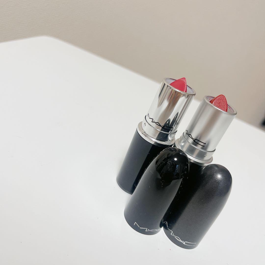 【新品】MAC コスメセット　ポーチ付き　アイシャドウ　チーク　マスカラ　リップ