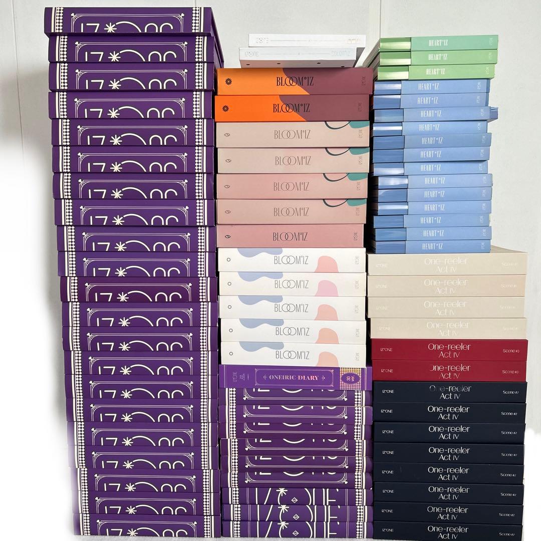 izone アルバム ive lesserafim cd トレカ 全て廃盤