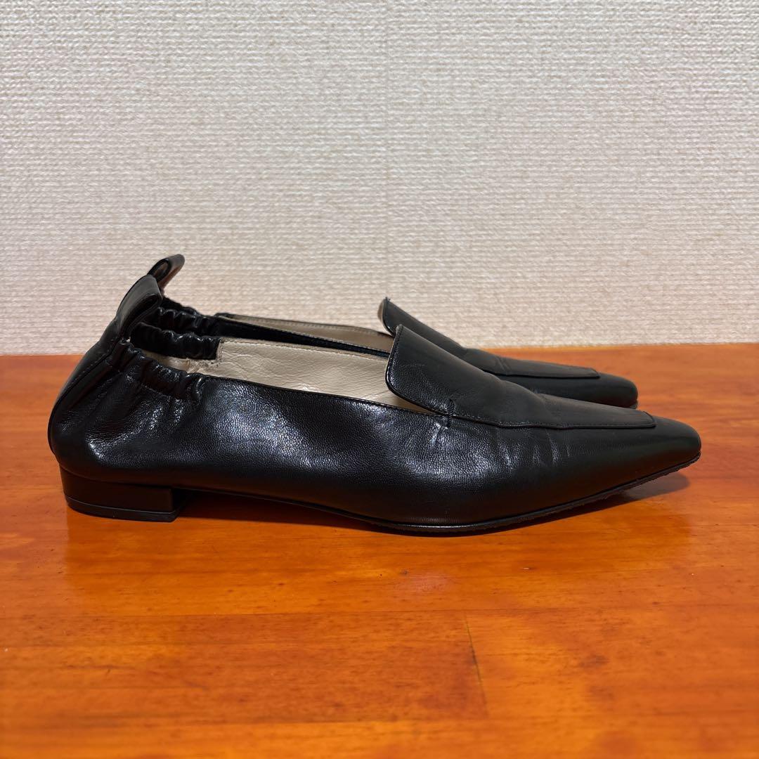 ネブローニ フラットシューズ ローファー 23.5cm 37 黒 ブラック