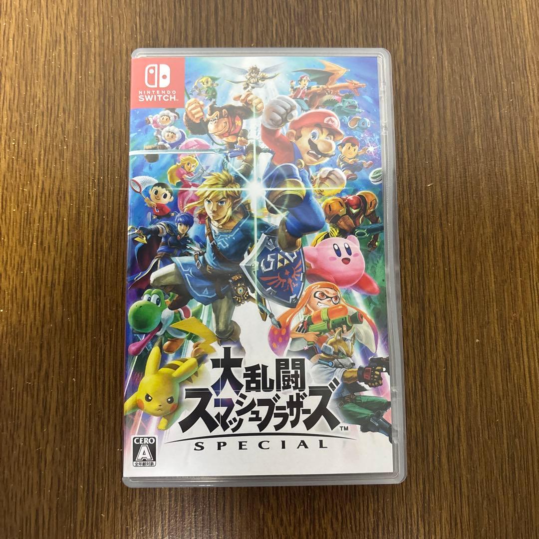 【美品】Nintendo Switch 青/赤 本体 + スマブラ