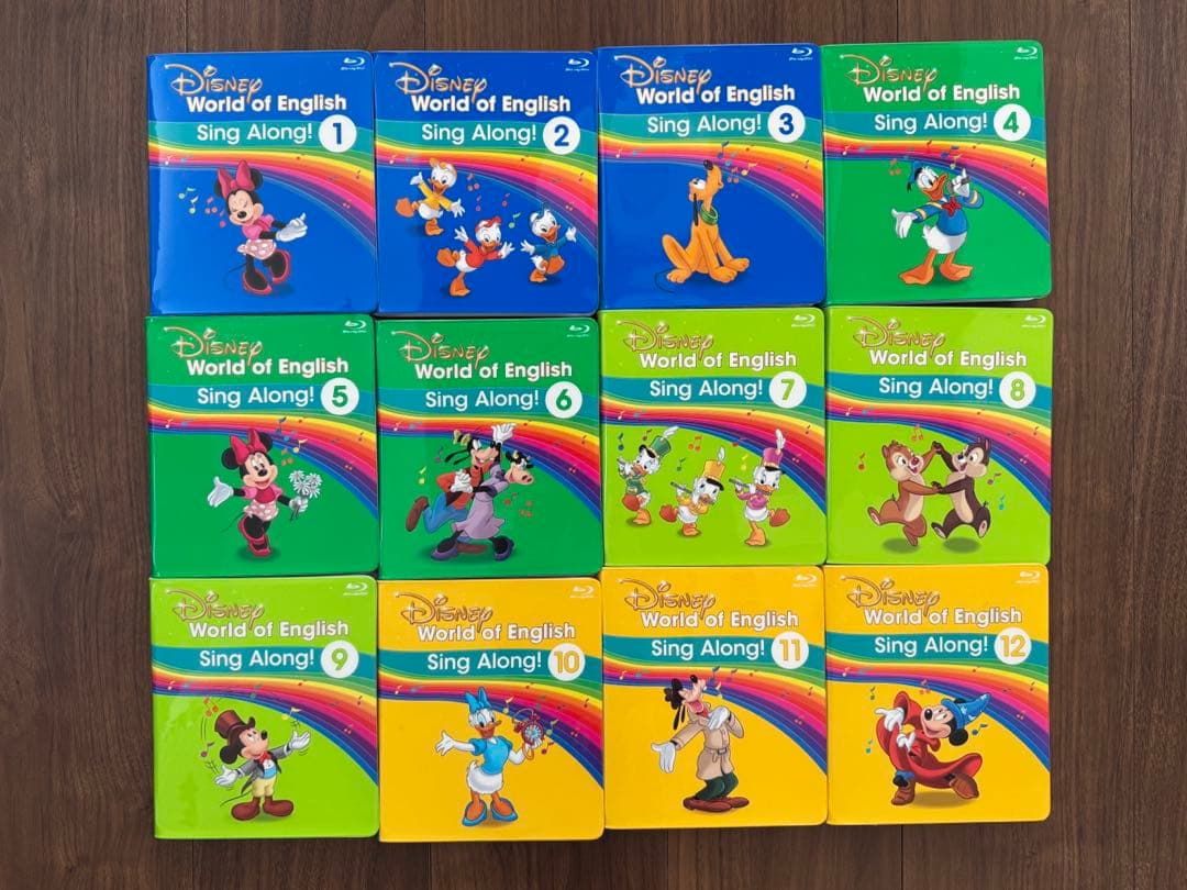 DWEディズニー英語【Sing Along!】Blu-ray12枚セット