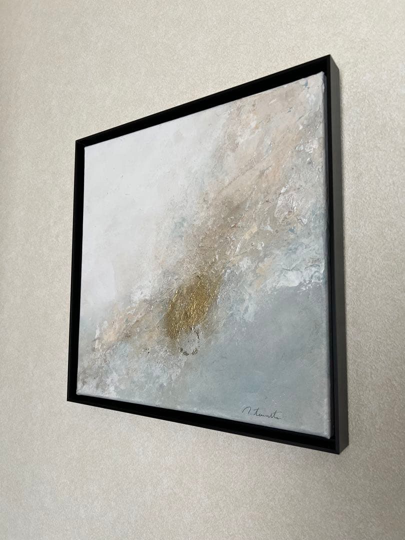 原画/額装済み/和風/禅/絵画/アート/抽象画/モダン/ホテル/ピンク/ゴールド