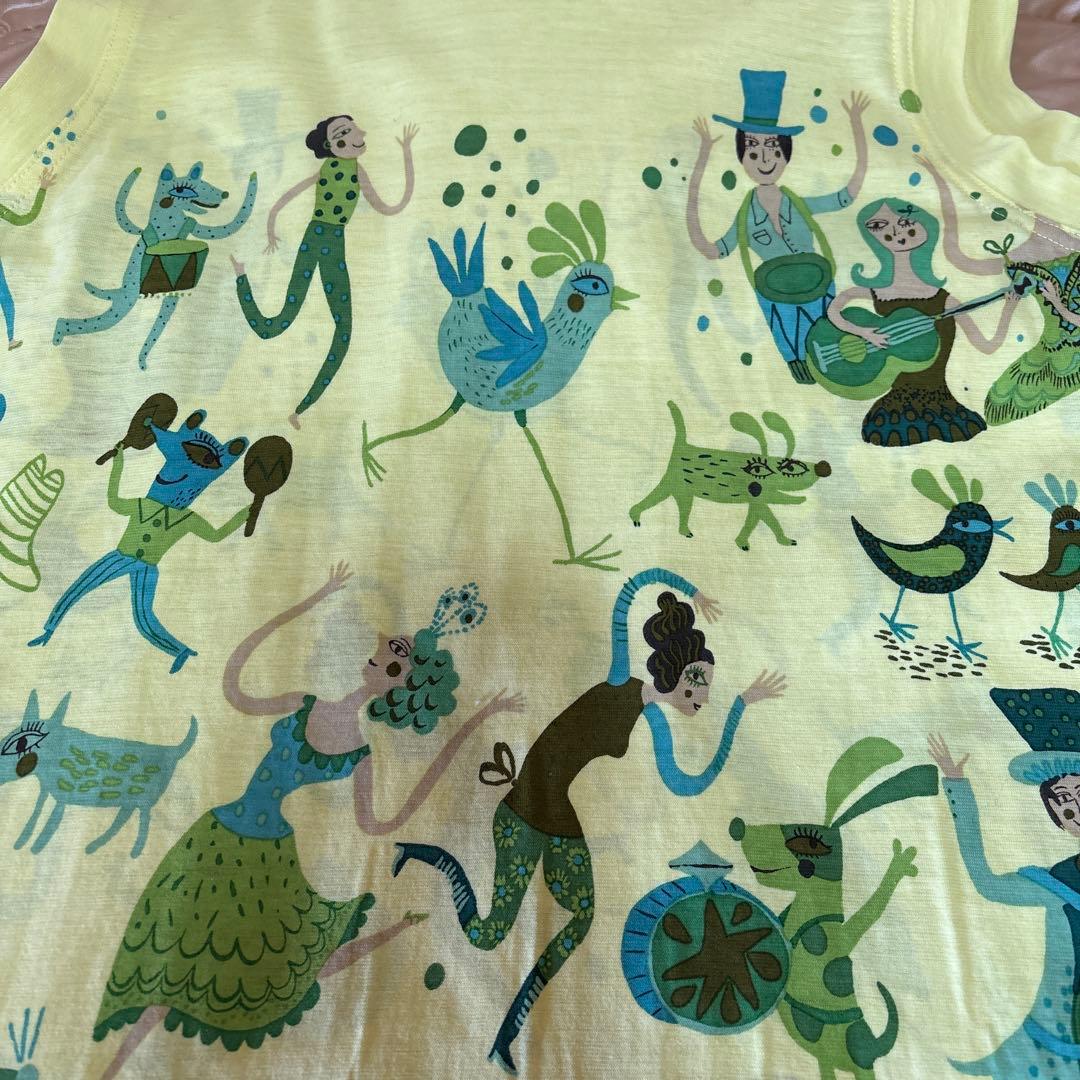 【美品】✨トクコプルミエヴォル✨ウルグアイのカーニバルノースリーブチュニック❤️❤️