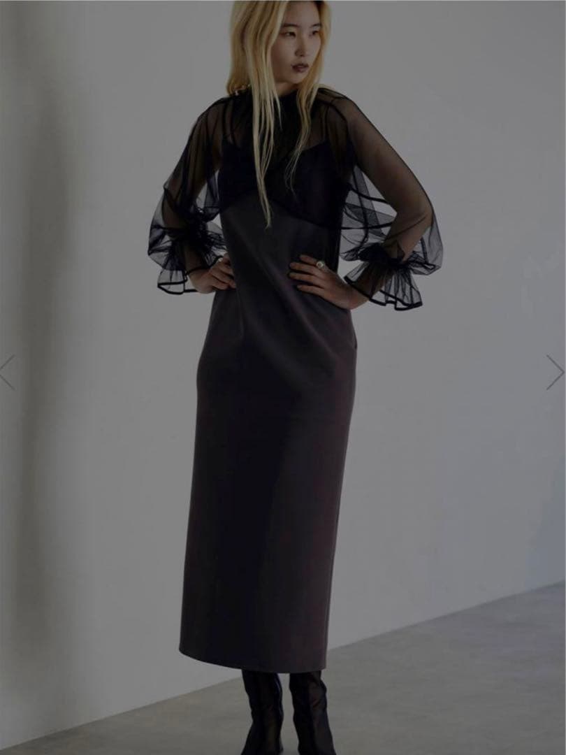 【AMERI】MANY WAY AIRY VEIL DRESS