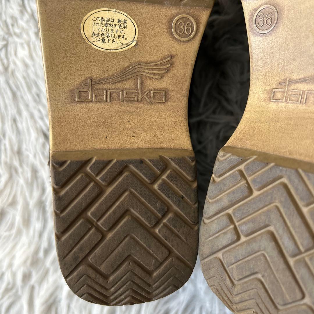 美品 dansko Professional ブラック 木目調ソール 36サイズ