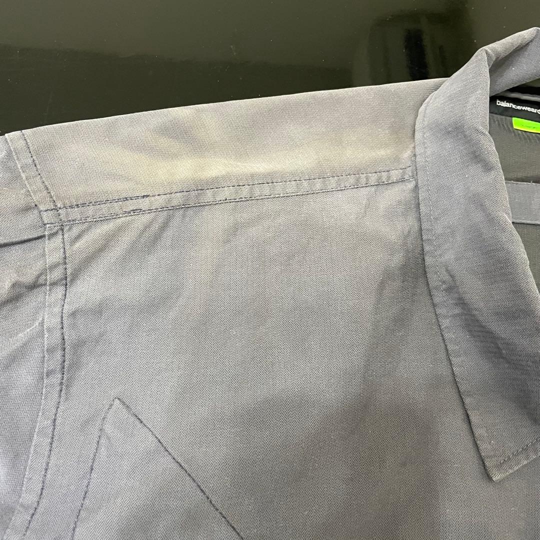 バランスウェアデザイン ツナギ ミリタリー ブルーグレー XL