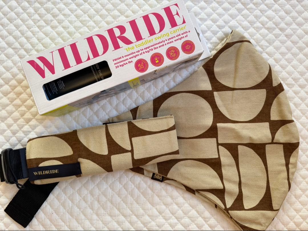 WILDRIDE 抱っこ用スリング ブラウン/ベージュ