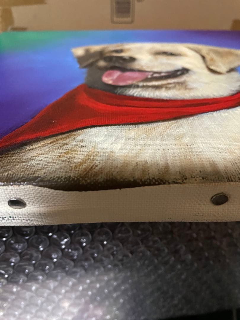 八代亜紀　絵画　真作　赤いバンダナ　 偽サイトに⚠️注意⚠️して下さい写真16と17