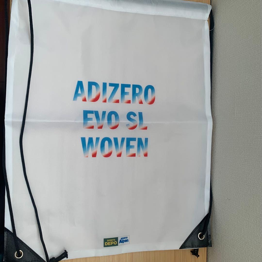 ダイ様　　ADIZERO EVOSL Woven 26.0 ホワイト/ブルー