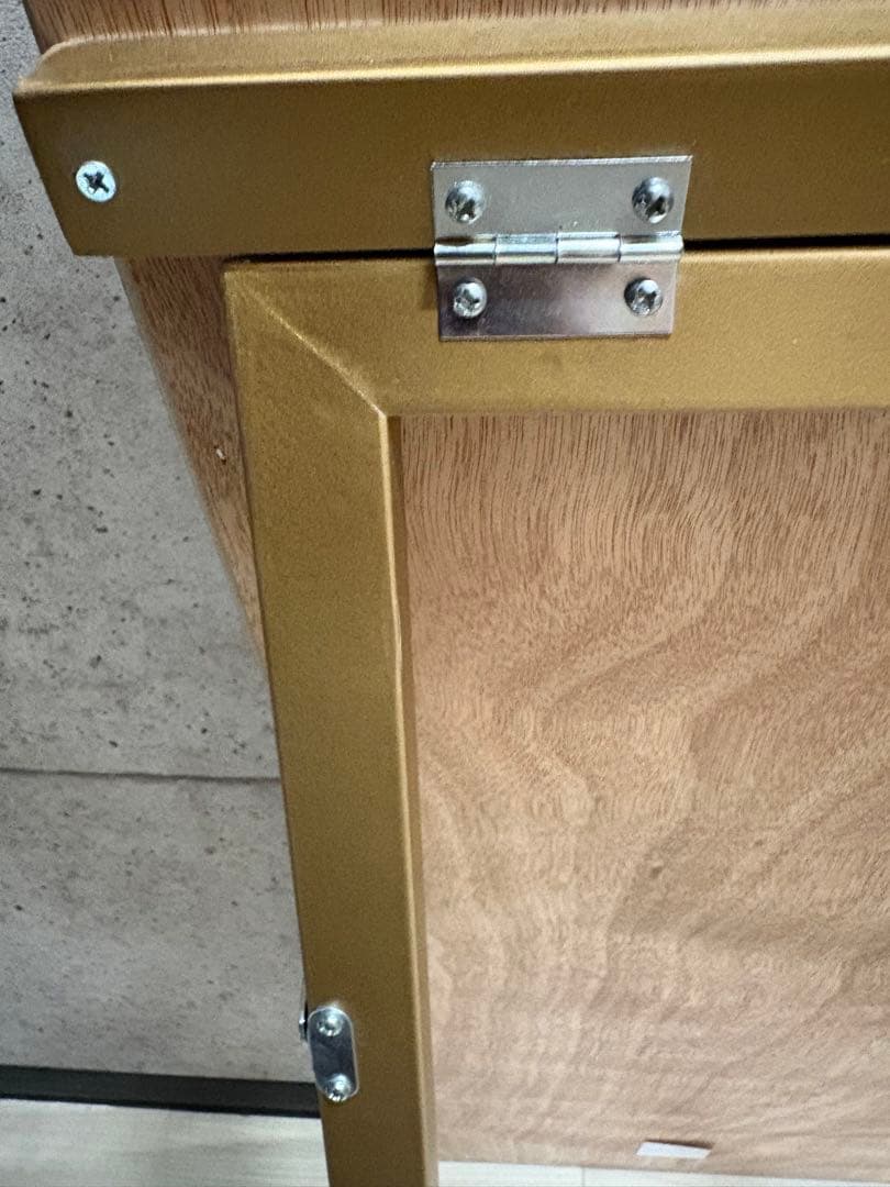 【美品】アンティーク　天然木枠の全身スタンドミラー