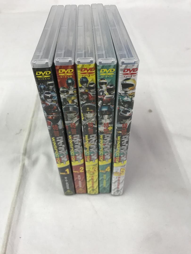 現状品 東映 特撮DVD 特警ウインスペクター 全5巻セット セル版