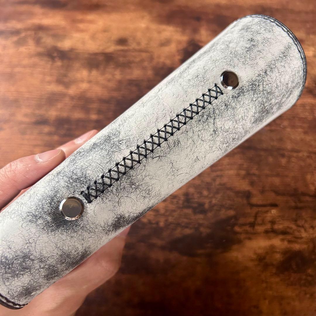 A6サイズ　システム手帳　イタリアンレザー　ハンドメイド