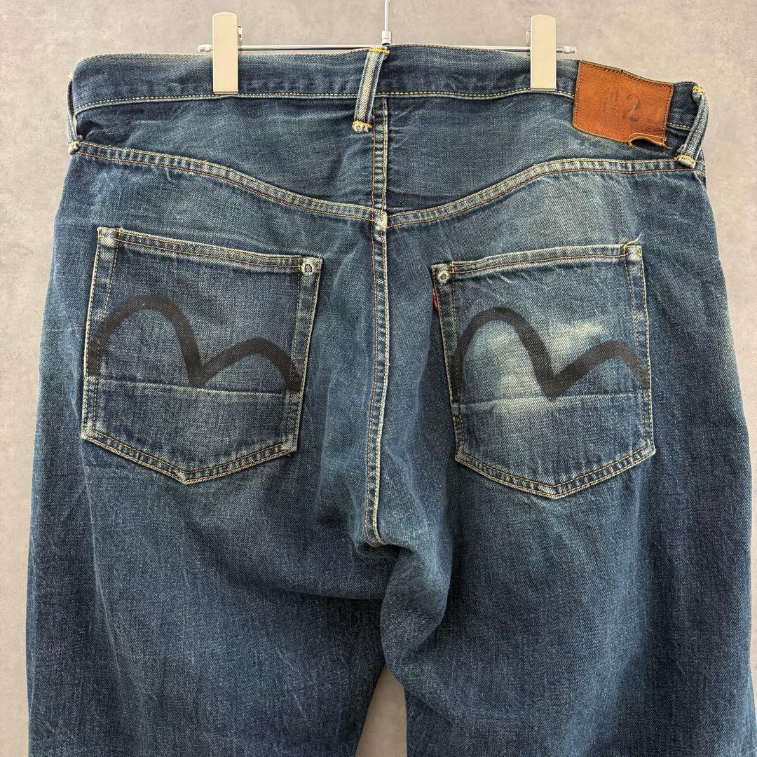 EVISU エヴィス No.2 エビスジーンズ デニムパンツ 黒カモメ42×35