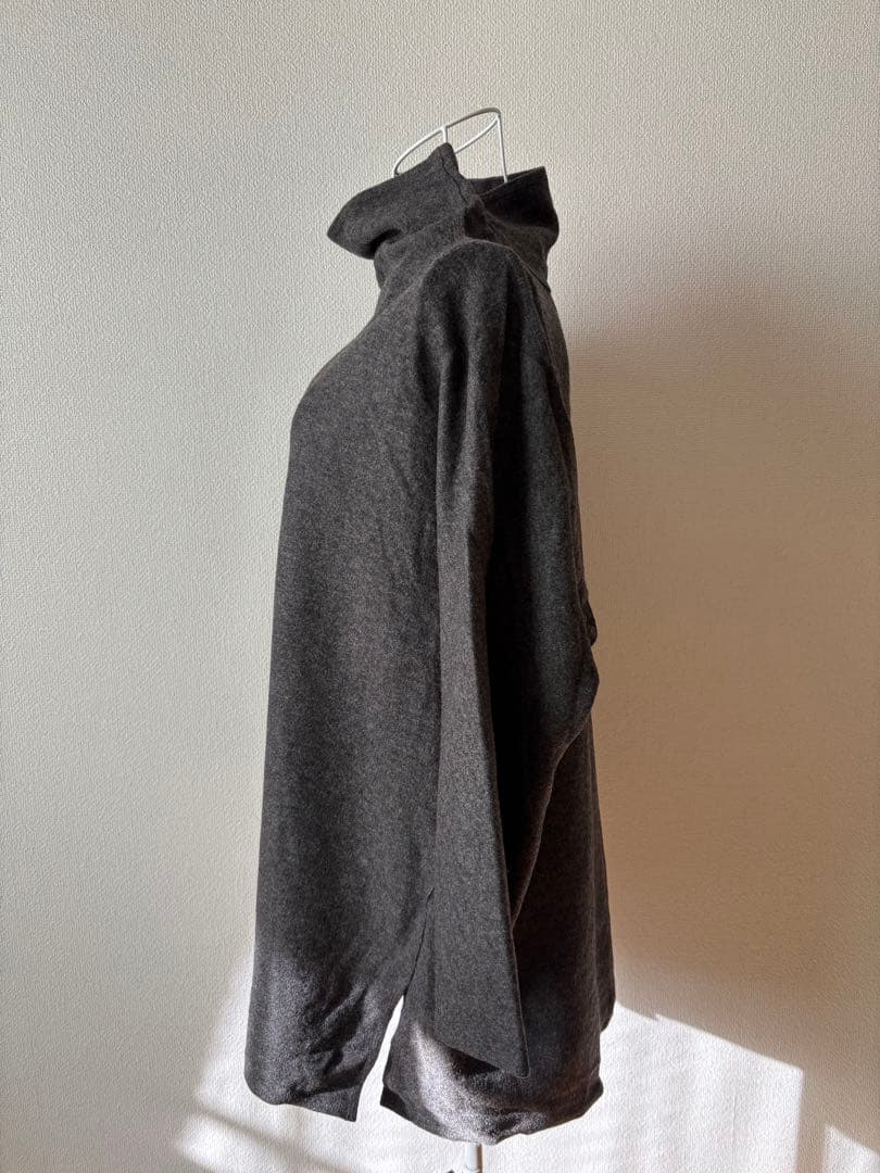 ババグーリ Babaghuri ダークグレー タートルネック チュニック
