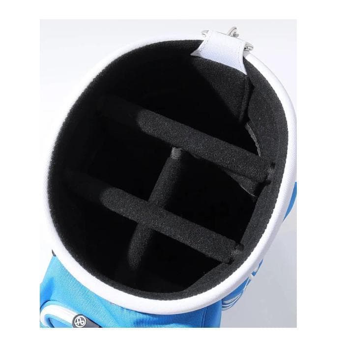 新品 and per se アンパスィ ジャカードツイル キャディバッグ BL