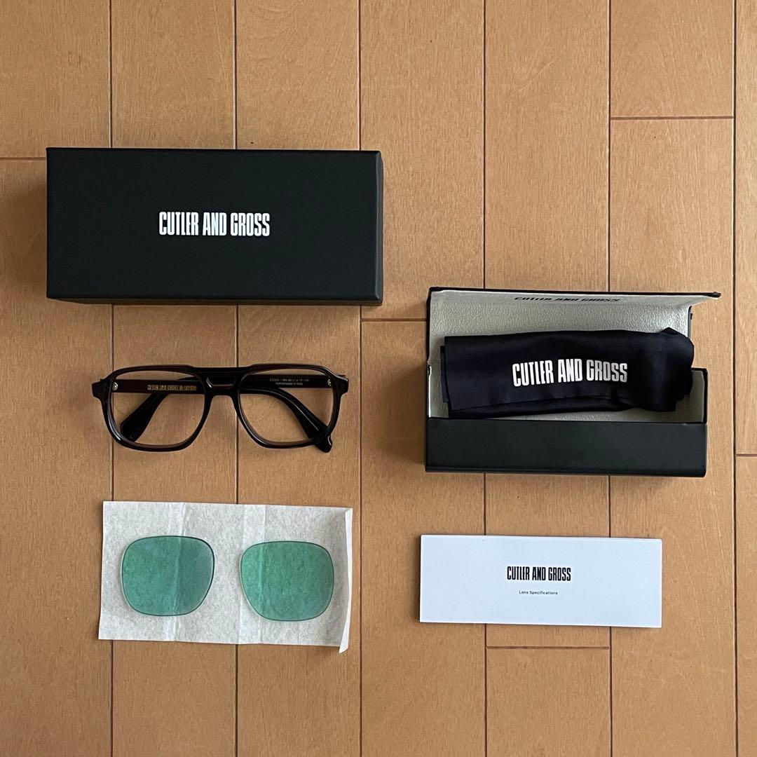 Cutler & Gross 1394 アビエイター フレーム サングラス