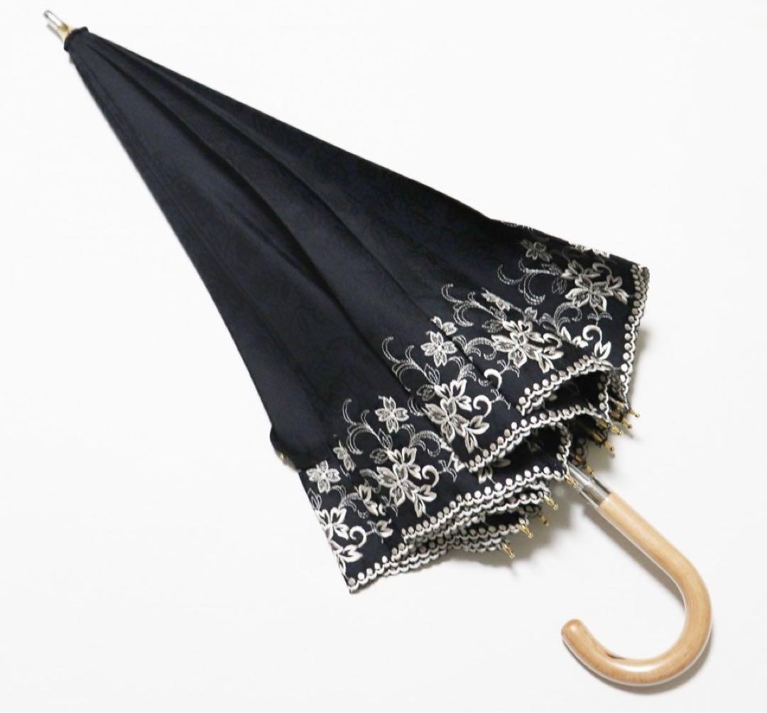 《トンボ洋傘 前原光榮商店》新品【皇室御用達ブランド】豪華刺繍 晴雨兼用高級長傘