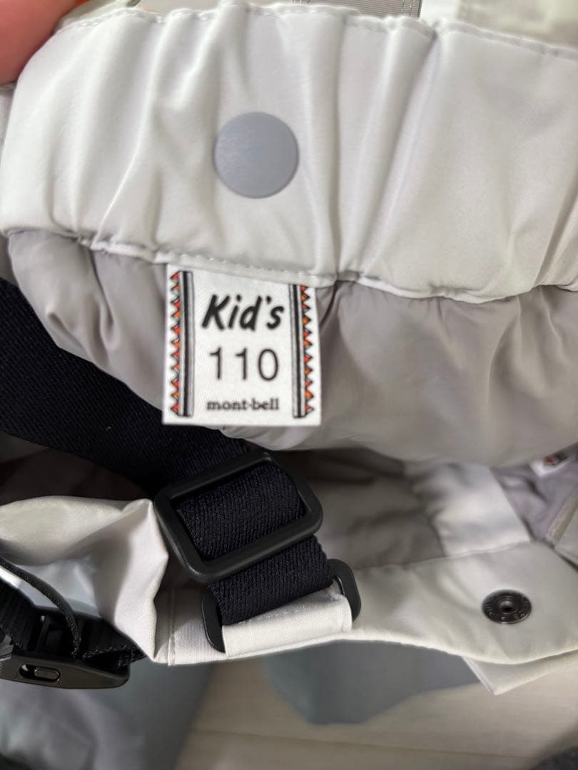 montbell モンベル スキーウェア上下110cm ミトン3点セット