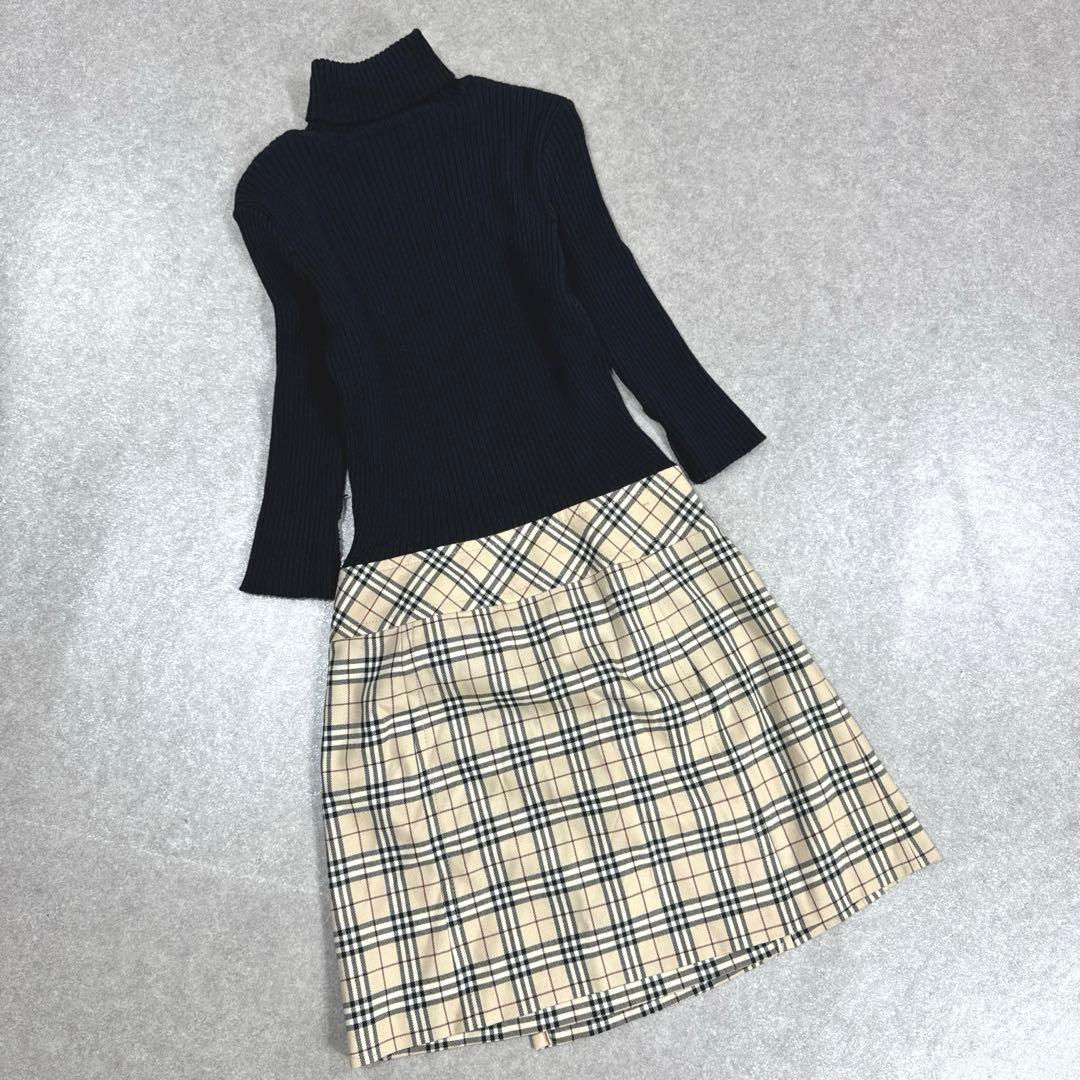 RT-152613　BURBERRYBLUELABELドッキングワンピース