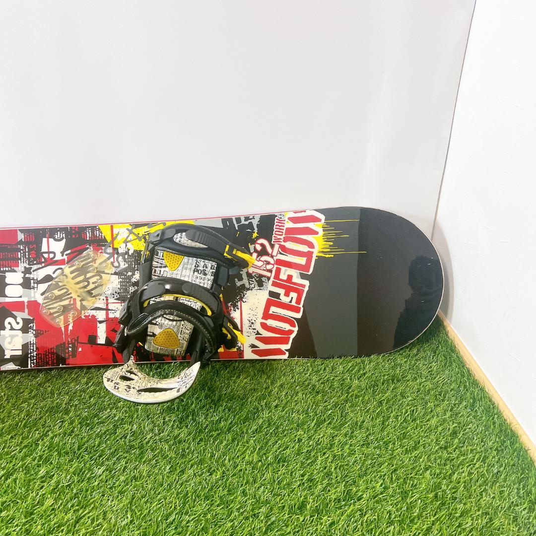 FLOW 152cm バイン head Lサイズ スノーボード 2点セット