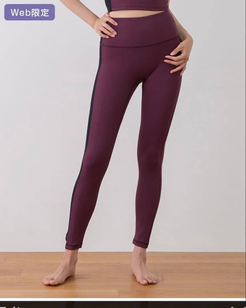 バイカラー アシンメトリーレギンス SUKALA Sサイズ