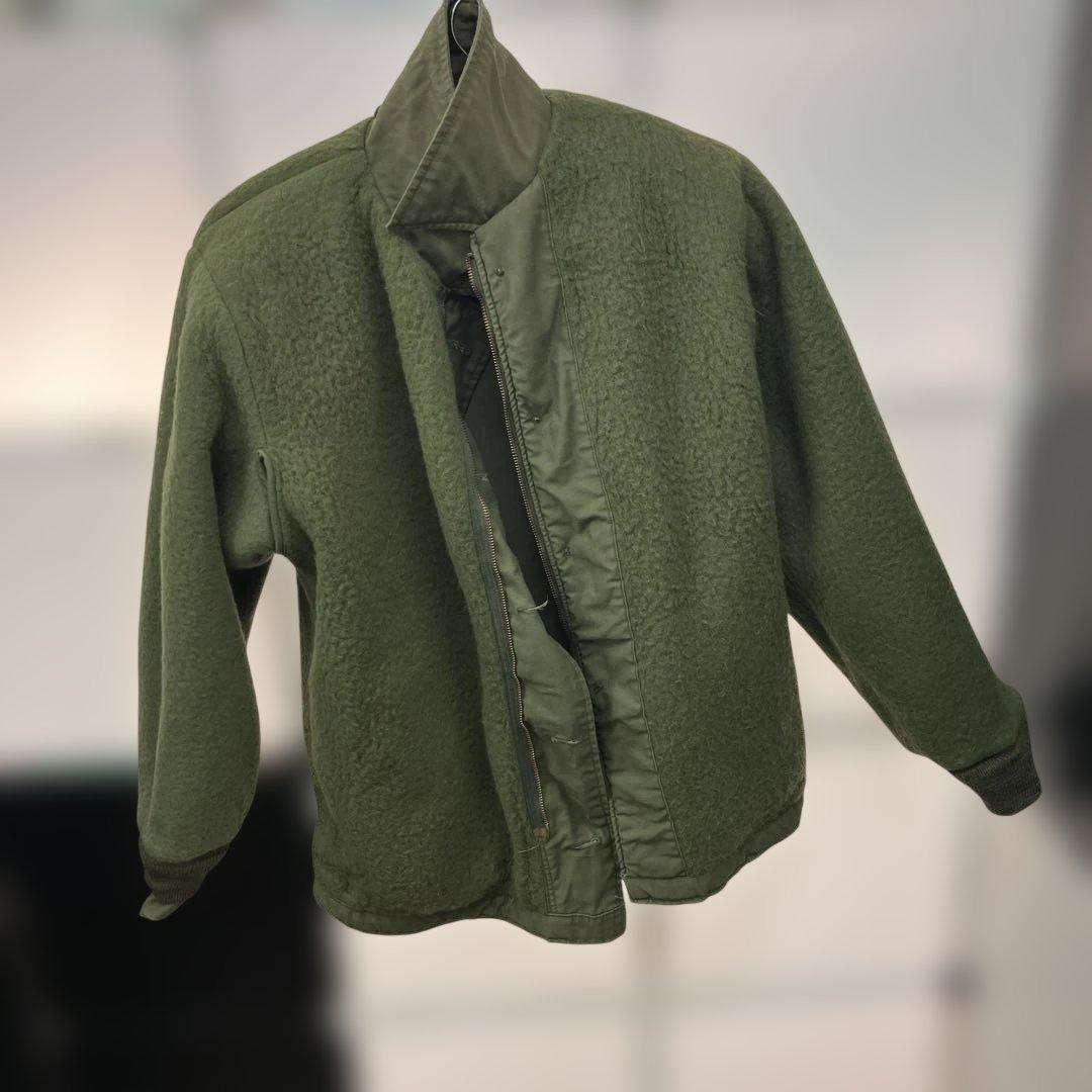 80's ヴィンテージ‼️米軍実物 USNAVY A-2 デッキジャケット 内ボア