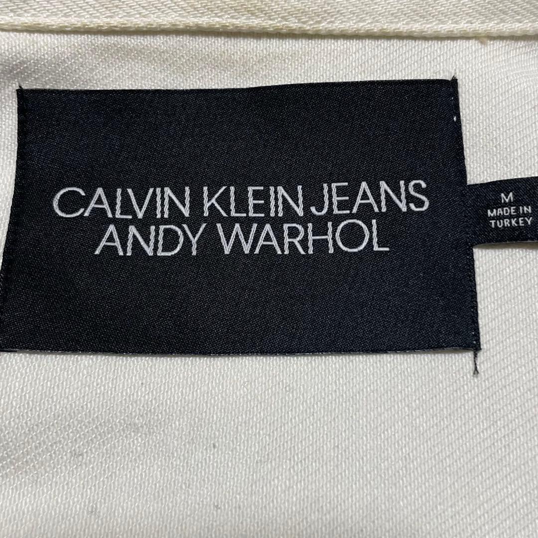  ×アンディーウォーホル デニムジャケット ホワイト M