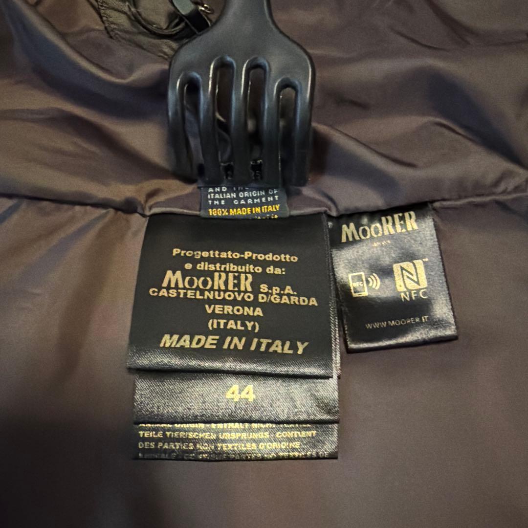 ムーレーダウンコート　伊勢丹限定　［KURO］クロ　ブラウン　サイズ44