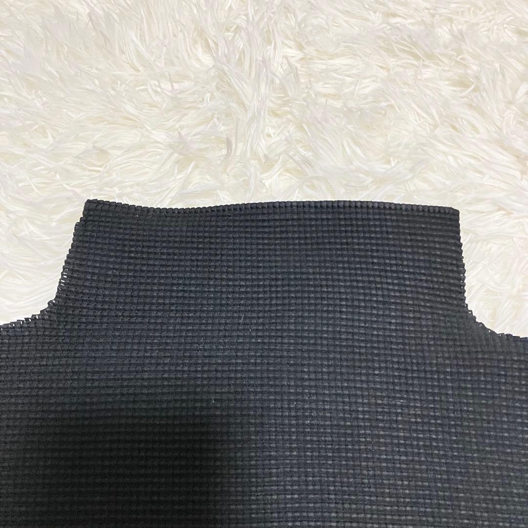 ミーイッセイミヤケ ハイネックカットソー 長袖 総柄 ボーダー