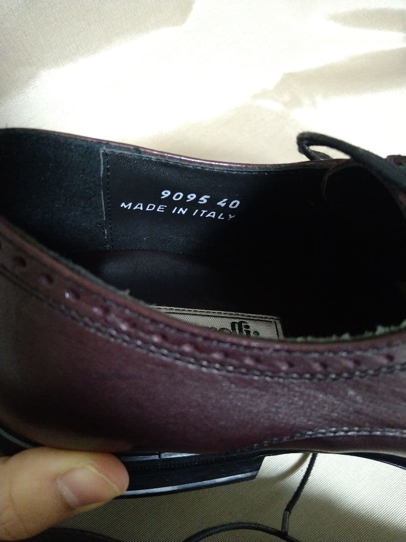 新品・未使用　イタリア製 Marelli マレリー 本革 ビジネス靴 サイズ40