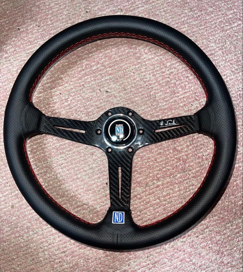 ナルディ NARDI ディープコーン レザーステアリング