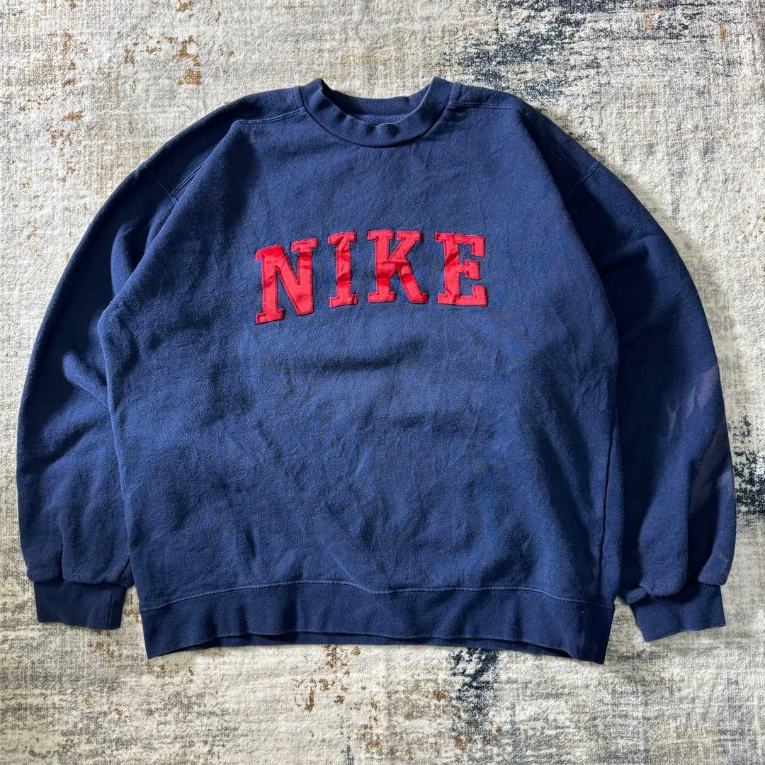 90s NIKE ナイキ スウェット ネイビー ヴィンテージ オールド 90年代