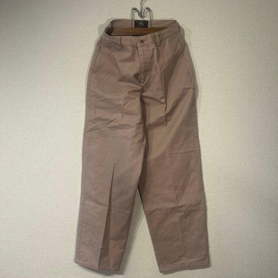 Ralph Lauren RRLタグ三つ星マークベージュ チノパン