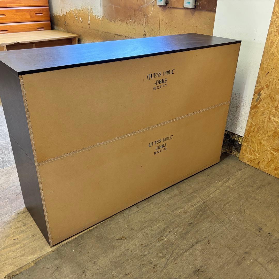 早い者勝ち‼️ニトリ ローチェスト クエス　ダークブラウン 140cm幅