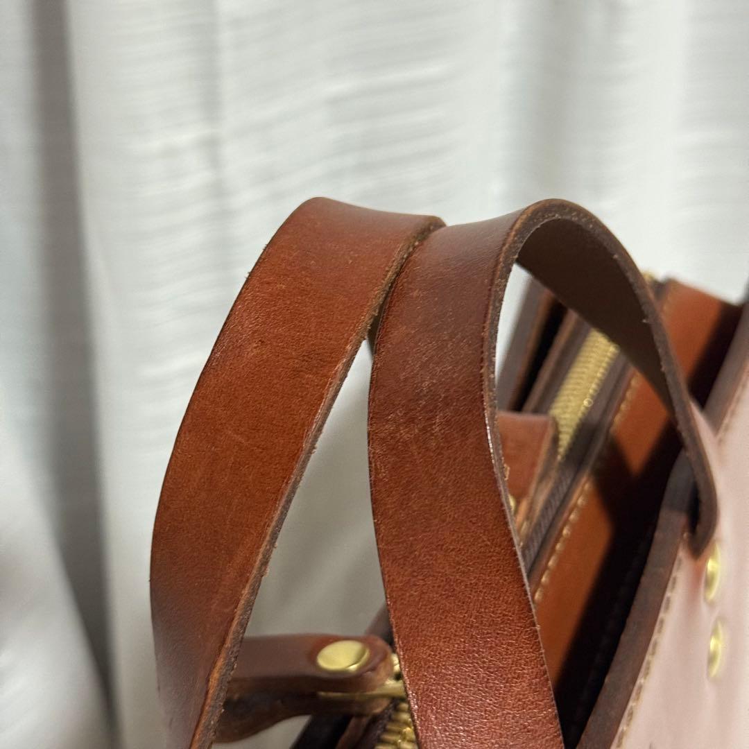 ⭐️美品⭐️　HERZ　ヘルツ　ビジネスバッグ　ブリーフケース　ブラウン