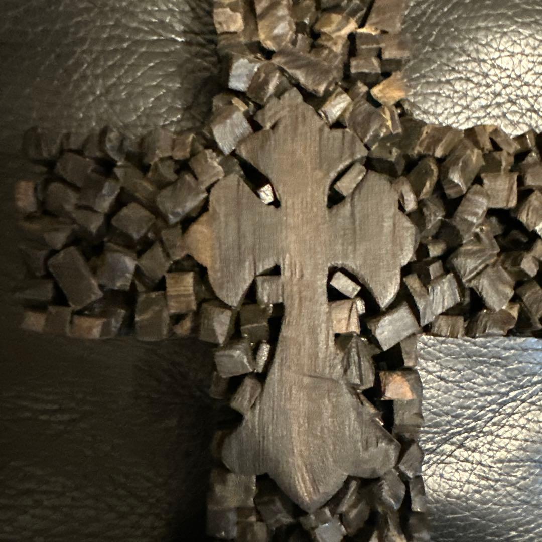 希少CHROME HEARTS エボニー製オーナメントオブジェ ブラウン