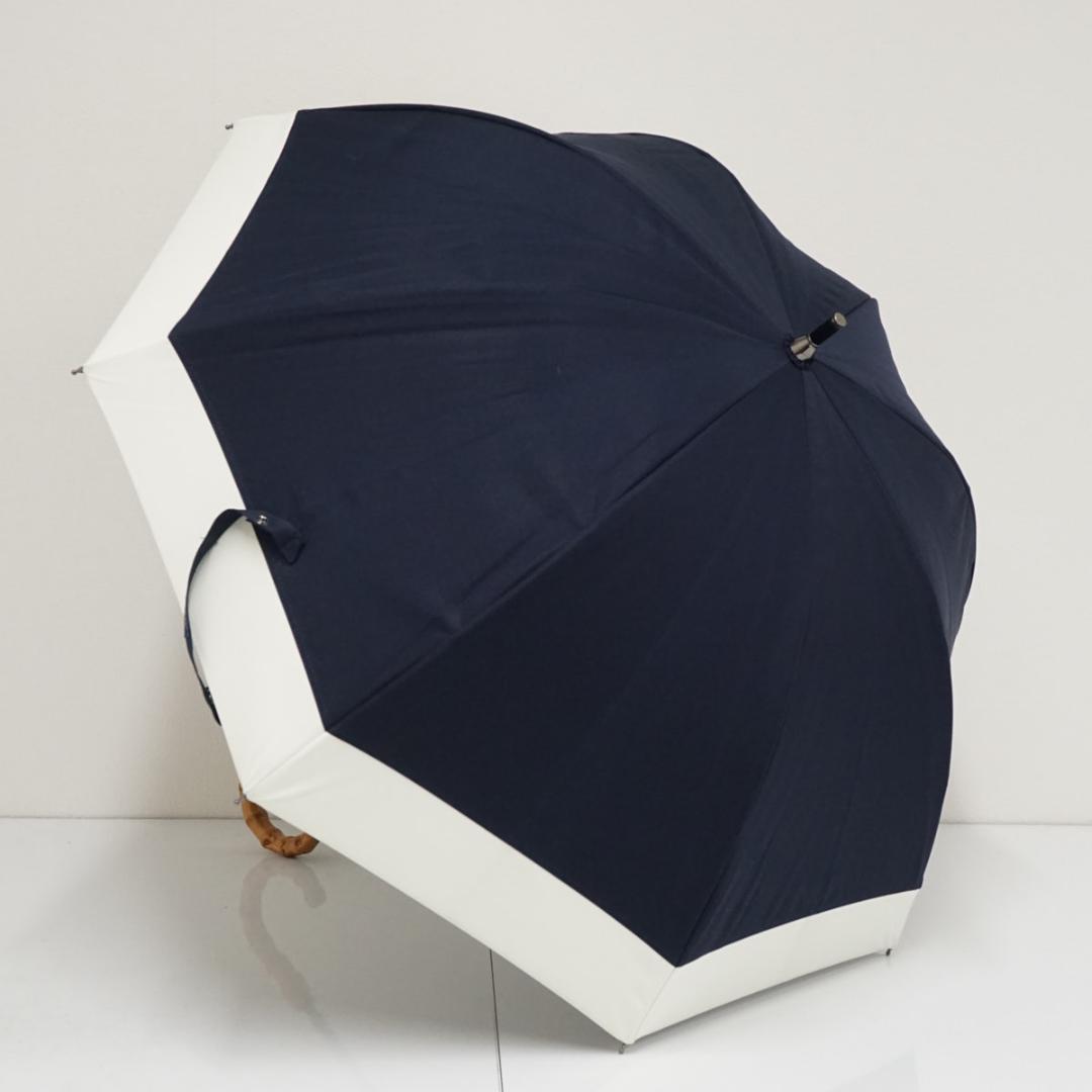 芦屋ロサブラン 完全遮光日傘 USED美品 ショートサイズ ネイビー 50cm