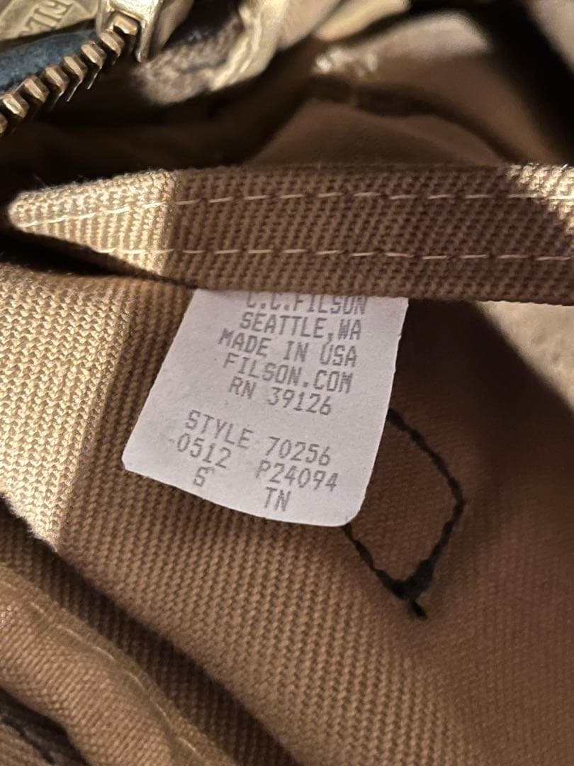FILSON 256 TAN USA製 オリジナルブリーフケース タン